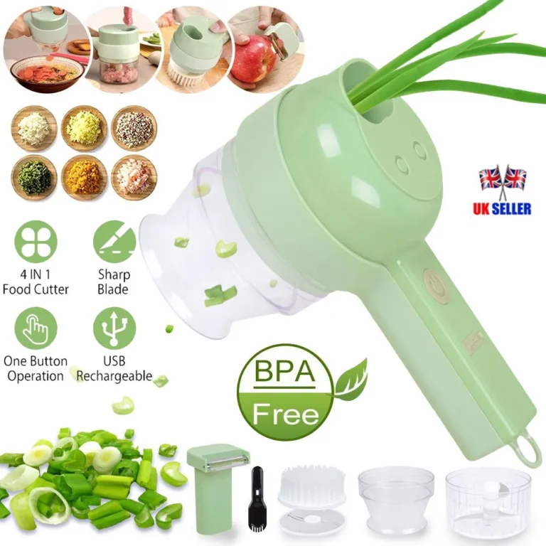 Electric Food Chopper Garlic Crusher Portable Wireless Electric Vegetable Cutter Food Slice Machine Kitchen Tool Gadgets